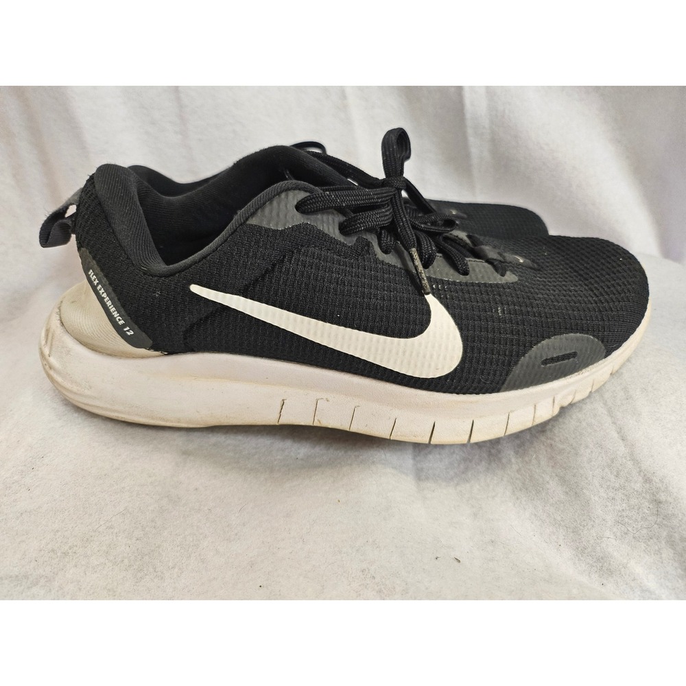 Nike Flex Experience Run 12 Black White Running Shoes DV0744-004 Womens 9